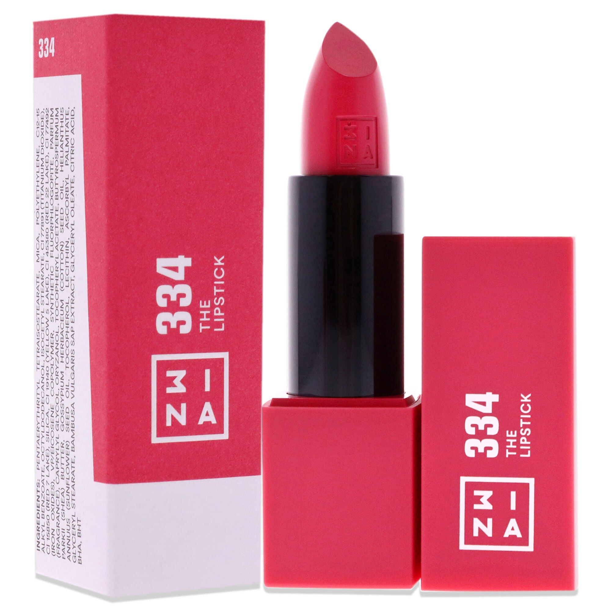 The Lipstick - 334 Watermelon by 3INA for Women - 0.16 oz Lipstick, See Description, alternate image number 2