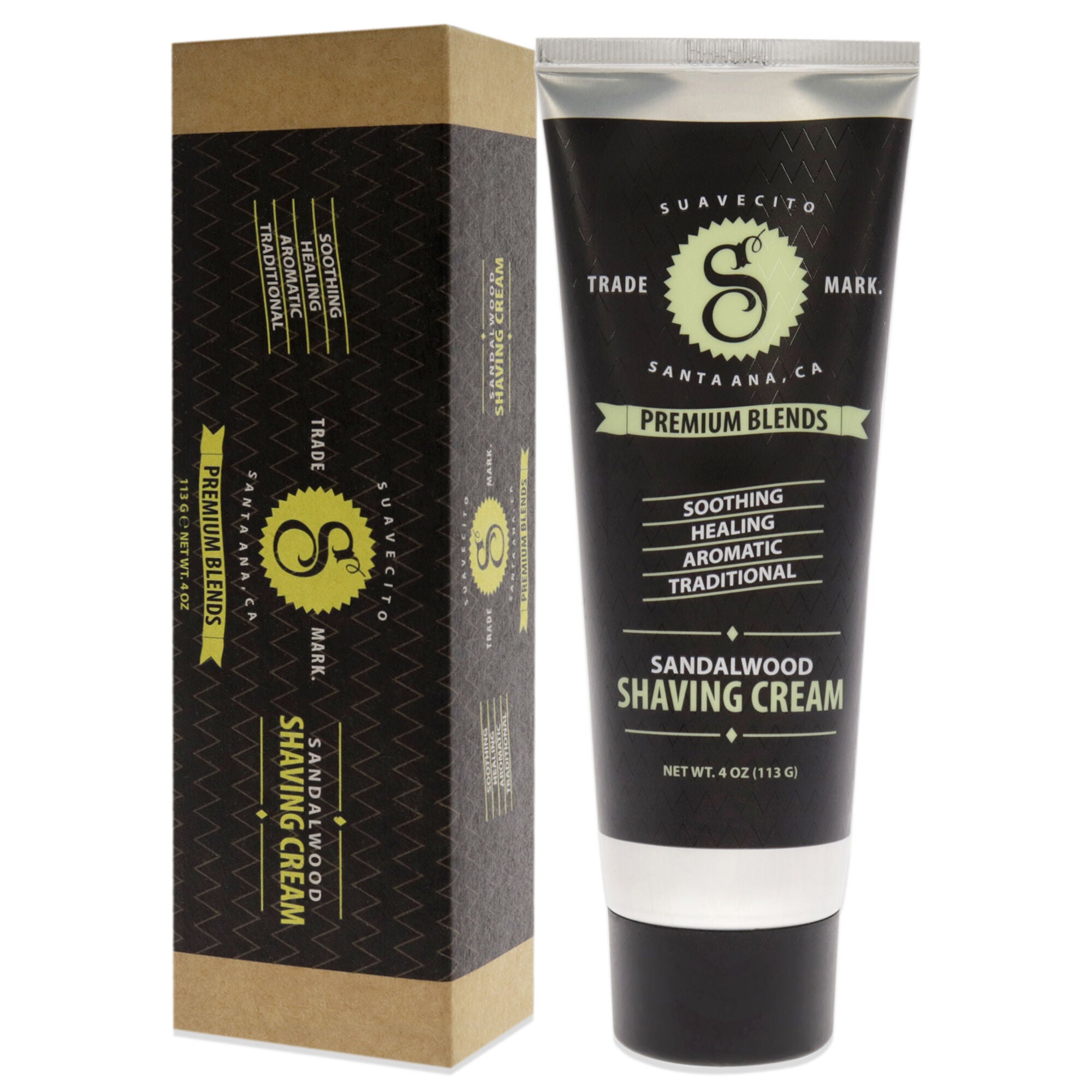 Premium Blends Shaving Creme by Suavecito for Men - 4 oz Cream, , alternate image number 7