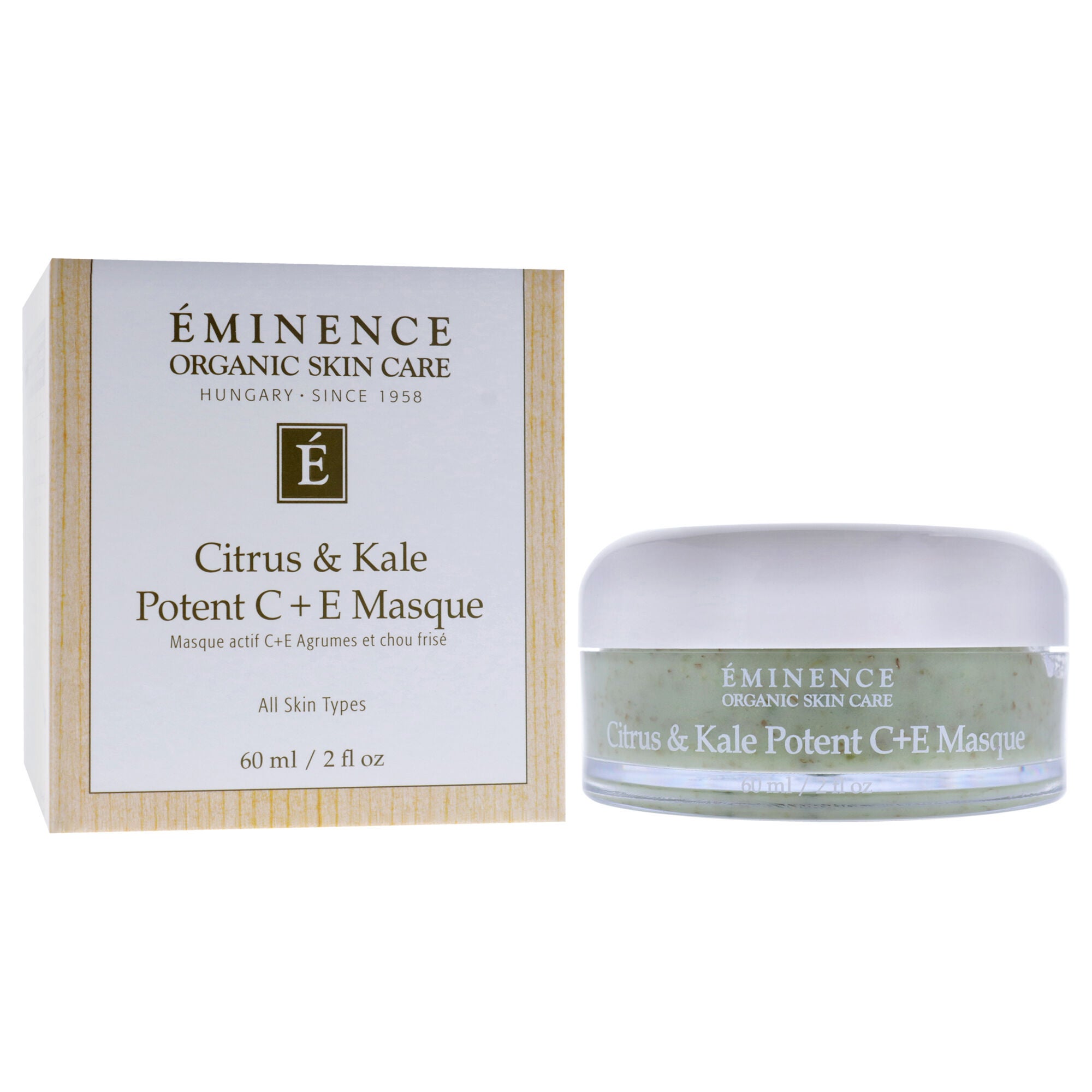 Citrus and Kale Potent C and E Masque by Eminence for Unisex - 2 oz Mask, See Description, alternate image number 1