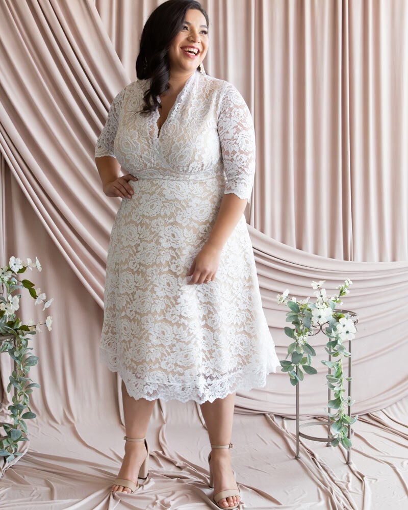 Bella Lace Wedding Dress, WhiteNude, hi-res image number 0