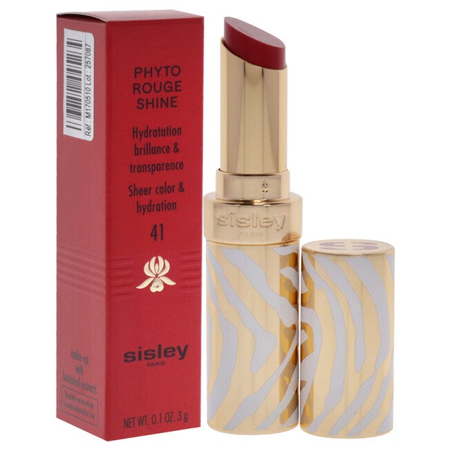 Phyto-Rouge Shine Lipstick - 41 Sheer Red Love by Sisley for Women - 0.1 oz Lipstick (Refillable), See Description, alternate image number 1