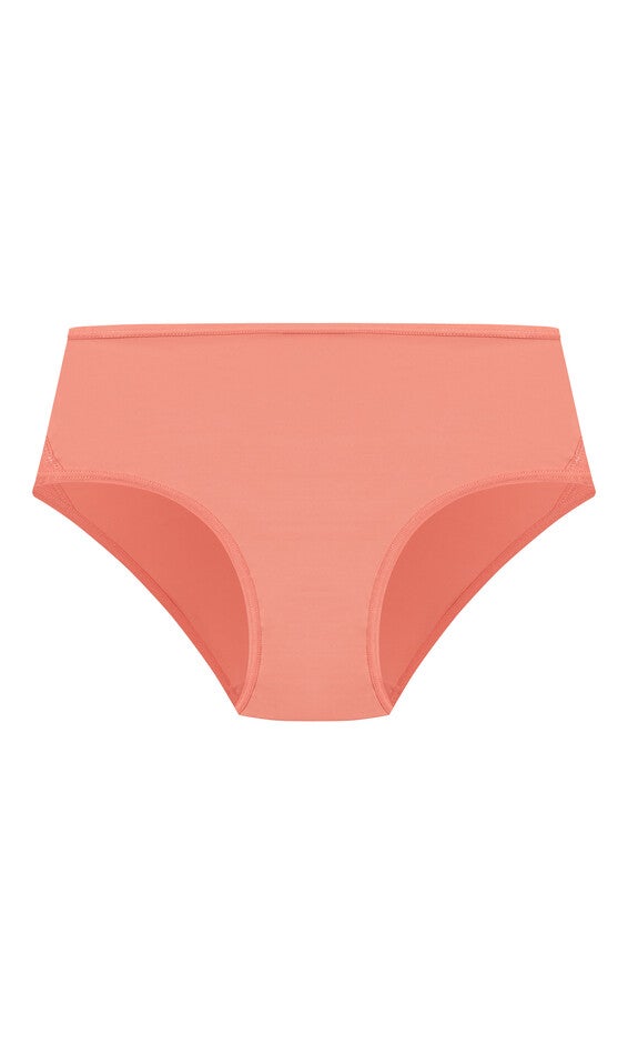 Fashion Microfiber Hi Cut Brief - rose, , alternate image number null
