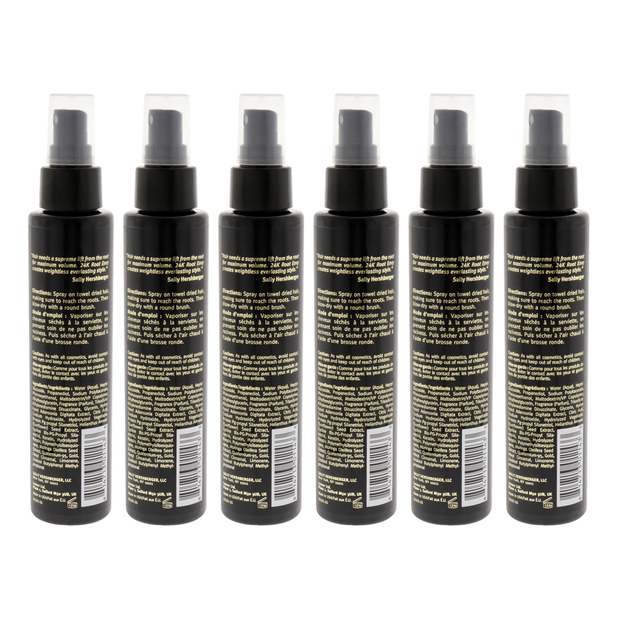 24K Root Envy Ultimate Root Boost by Sally Hershberger for Unisex - 4.2 oz Treatment - Pack of 6, See Description, alternate image number 2