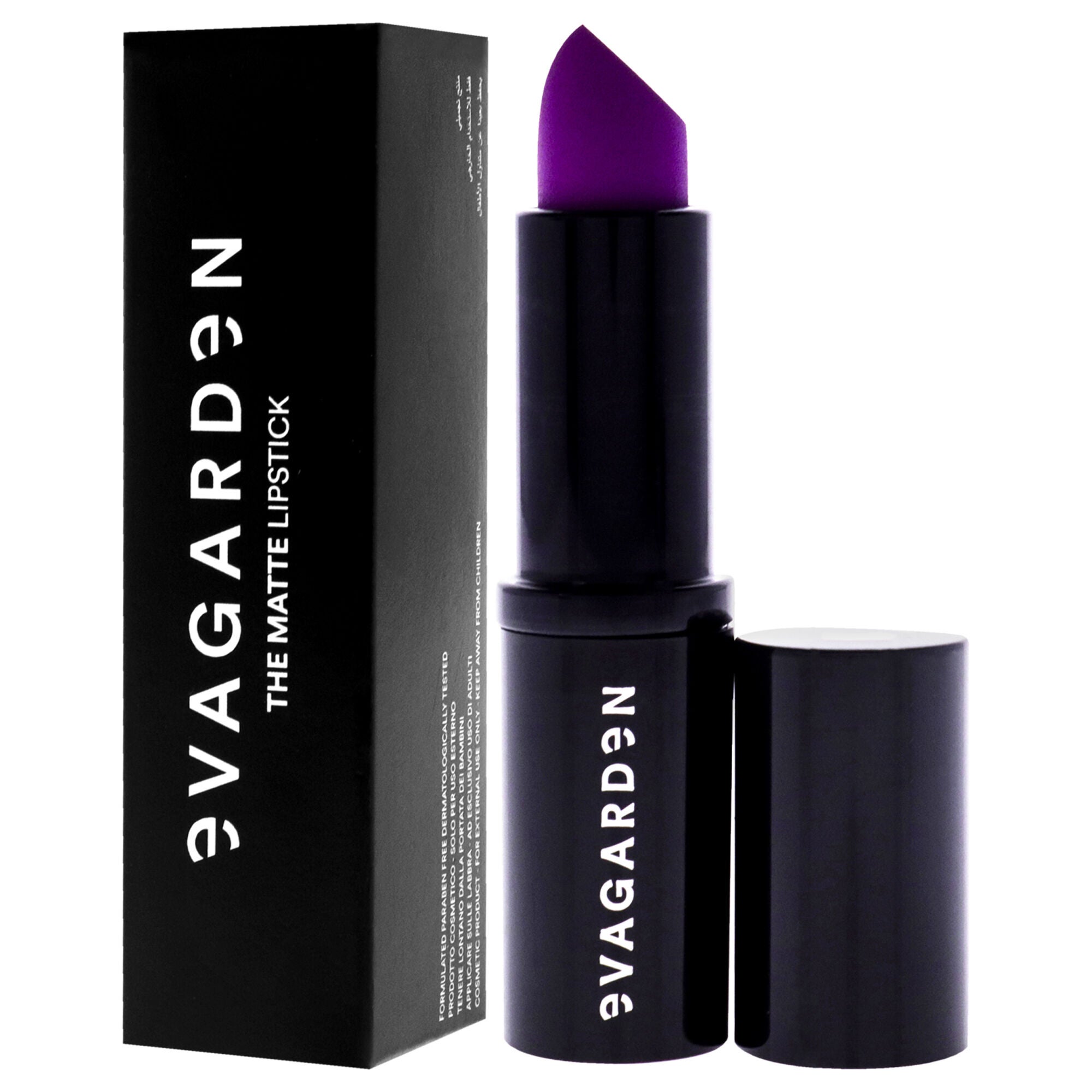 The Matte Liquid Lipstick - 640 Modern Purple by Evagarden for Women - 0.10 oz Lipstick, See Description, alternate image number 3
