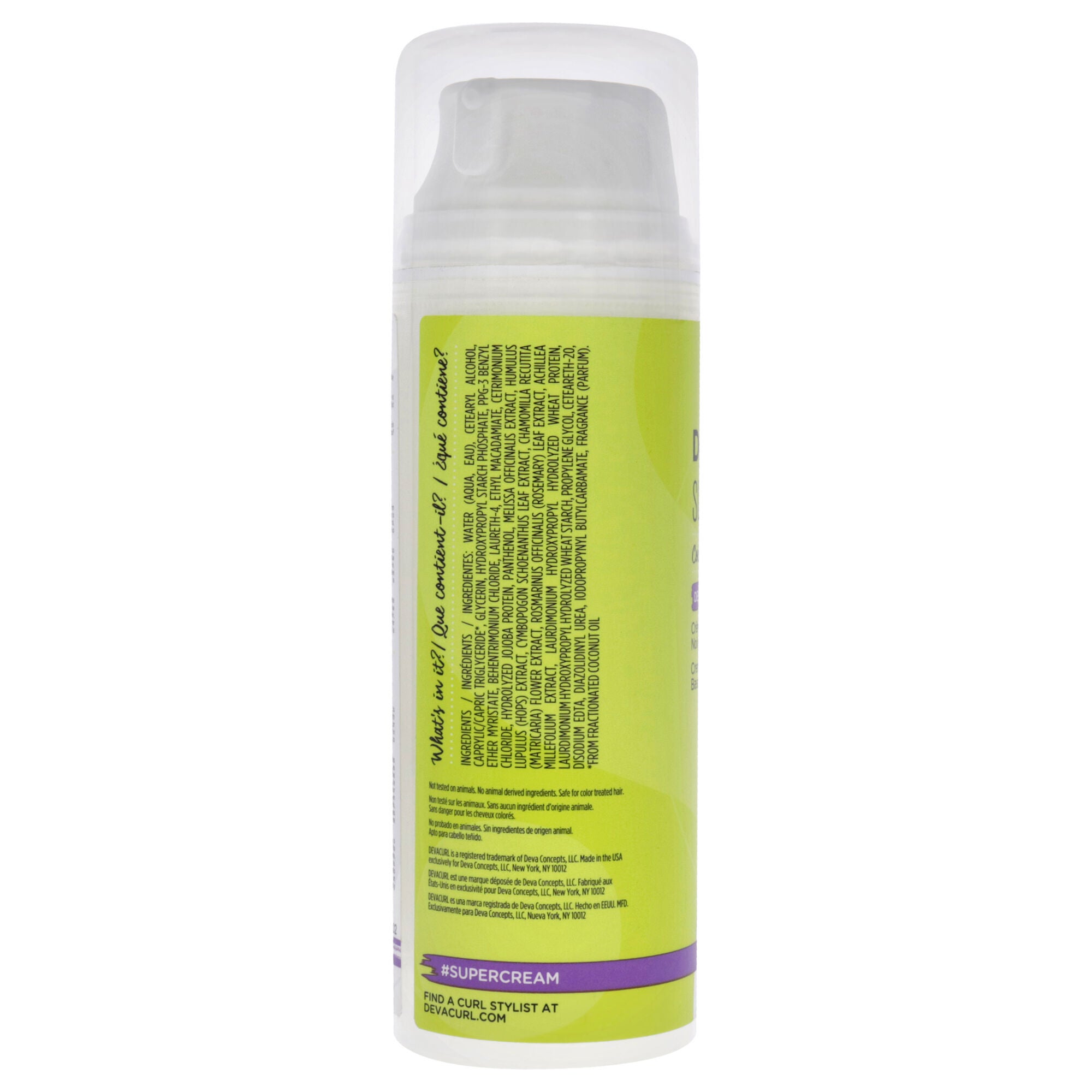 Supercream Coconut Curl Styler by DevaCurl for Unisex - 5.1 oz Cream, See Description, alternate image number 1
