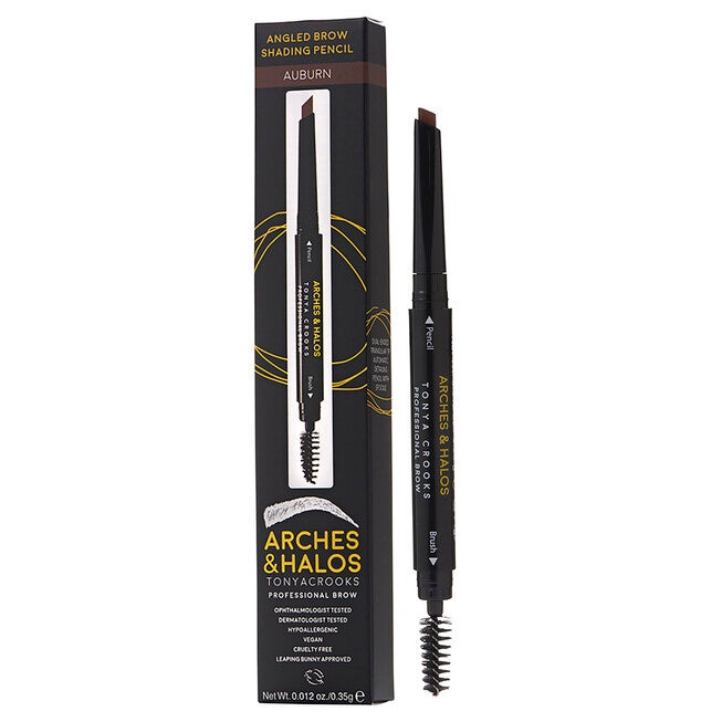 Angled Brow Shading Pencil - Auburn by Arches and Halos for Women - 0.012 oz Eyebrow Pencil, NA, hi-res image number null