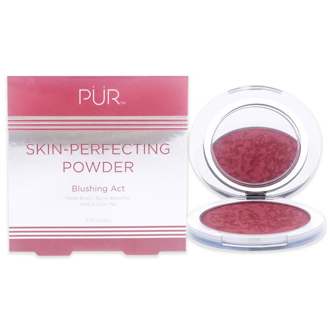 Blushing Act Skin Perfecting Powder - Berry Beautiful by Pur Cosmetics for Women - 0.28 oz Powder, NA, hi-res image number null