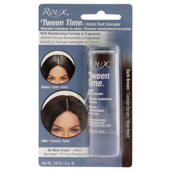 Tween Time Instant Root Concealer Stick - Dark Brown by Roux for Unisex - 0.28 oz Concealer, NA, hi-res image number null