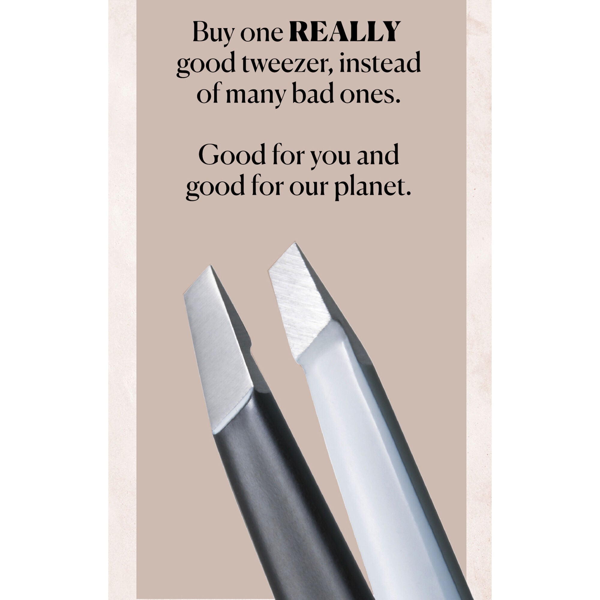 Signature Tweezer Blackout - Slanted by Browgame for Unisex - 1 Pc Tweezer, See Description, alternate image number 3