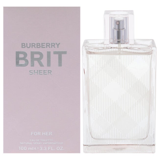 Burberry Brit Sheer by Burberry for Women - 3.3 oz EDT Spray, NA, hi-res image number null