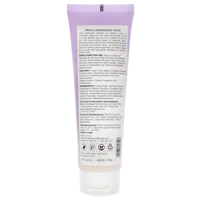Wanderlust Body Scrub - French Lavender by Nykaa Naturals for Women - 4.93 oz Scrub, NA, alternate image number null