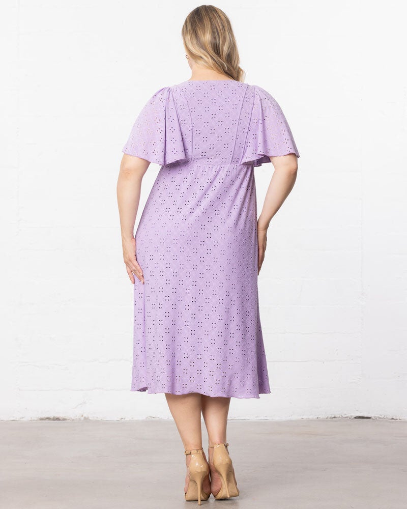 Lucy Eyelet Maxi Dress, Lilac, alternate image number 1