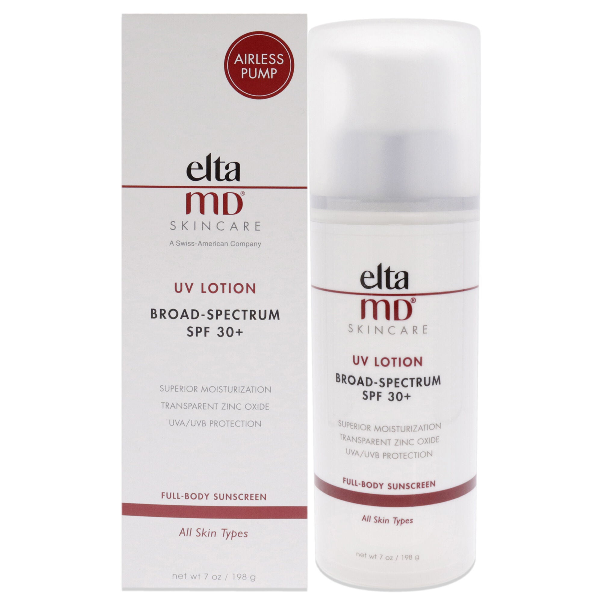 UV Lotion Broad-Spectrum SPF 30 by EltaMD for Unisex - 7 oz Sunscreen, See Description, hi-res image number 0