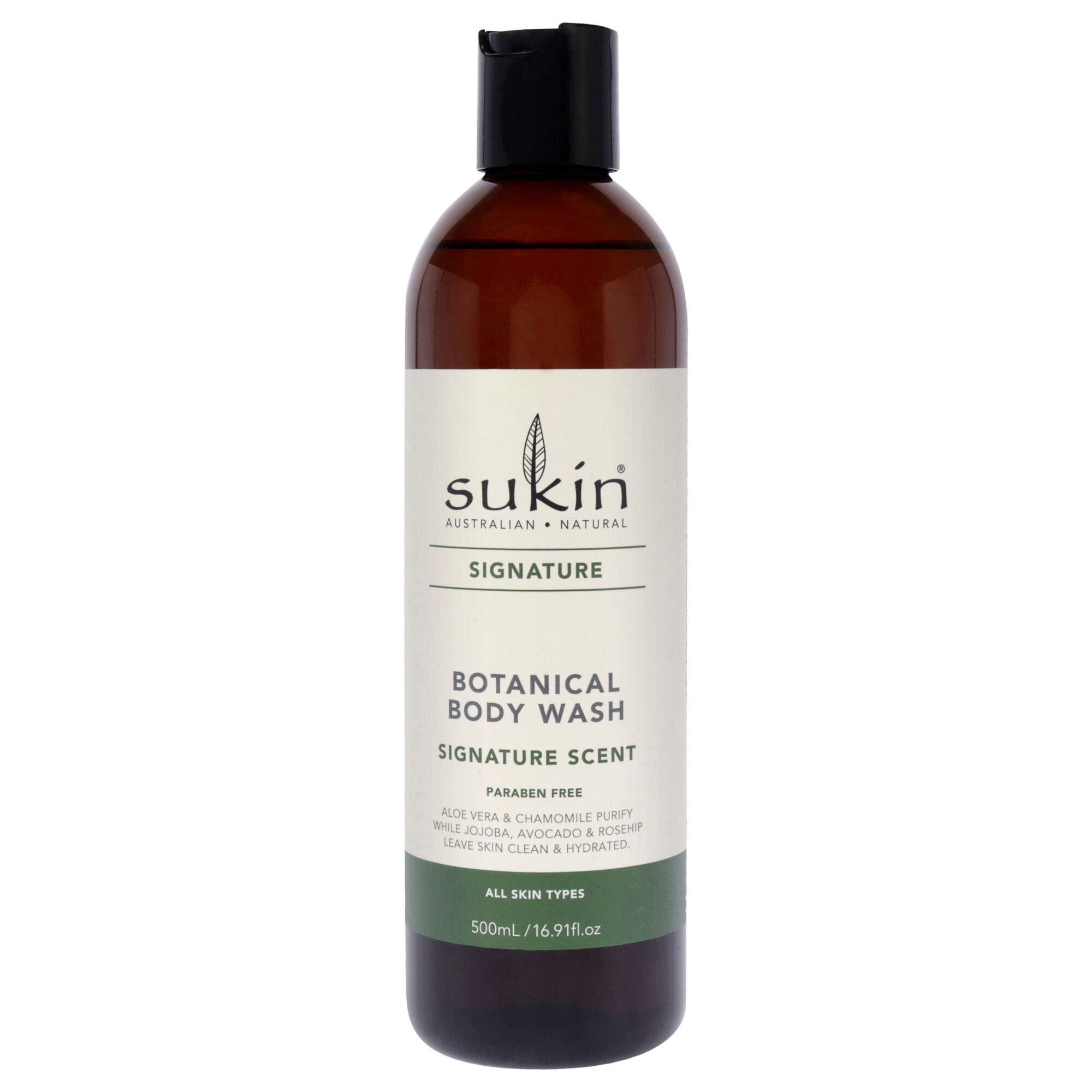 Signature Botanical Body Wash by Sukin for Women - 16.9 oz Body Wash, See Description, hi-res image number 0