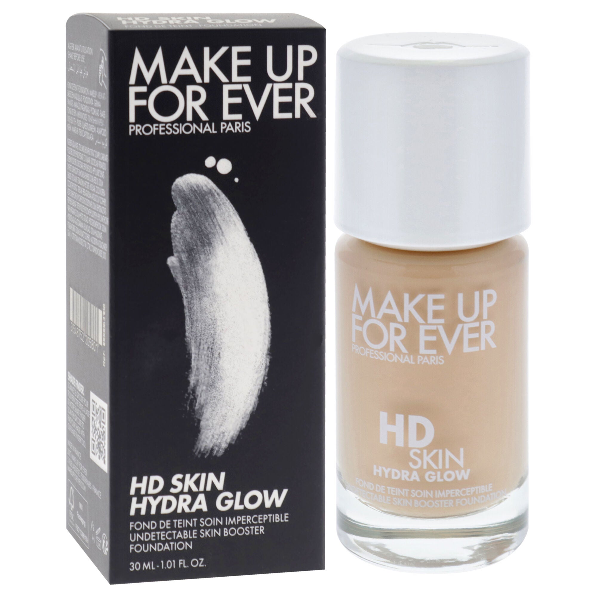HD Skin Hydra Glow - 1Y08 Warm Porcelain by Make Up For Ever for Women - 1.01 oz Foundation, Beige, alternate image number 2
