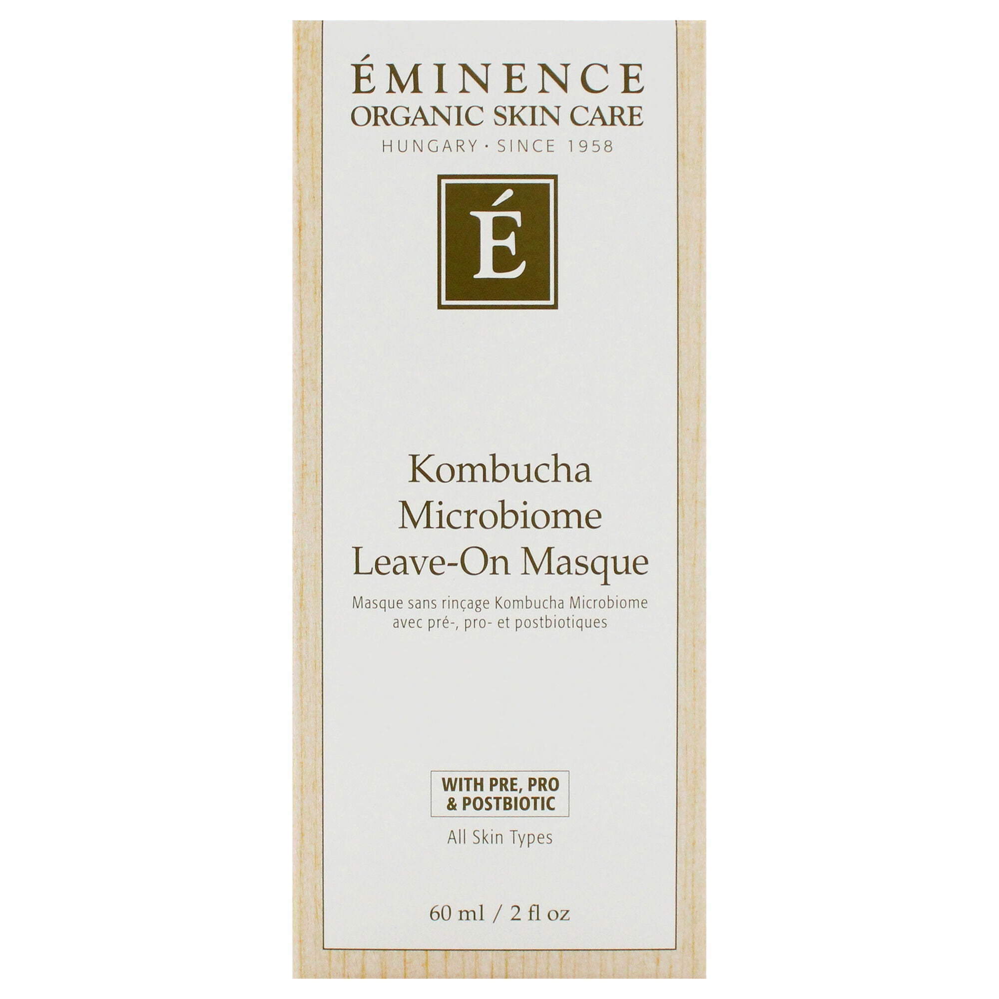 Kombucha Microbiome Leave-On Masque by Eminence for Unisex - 2 oz Masque, White, alternate image number 4