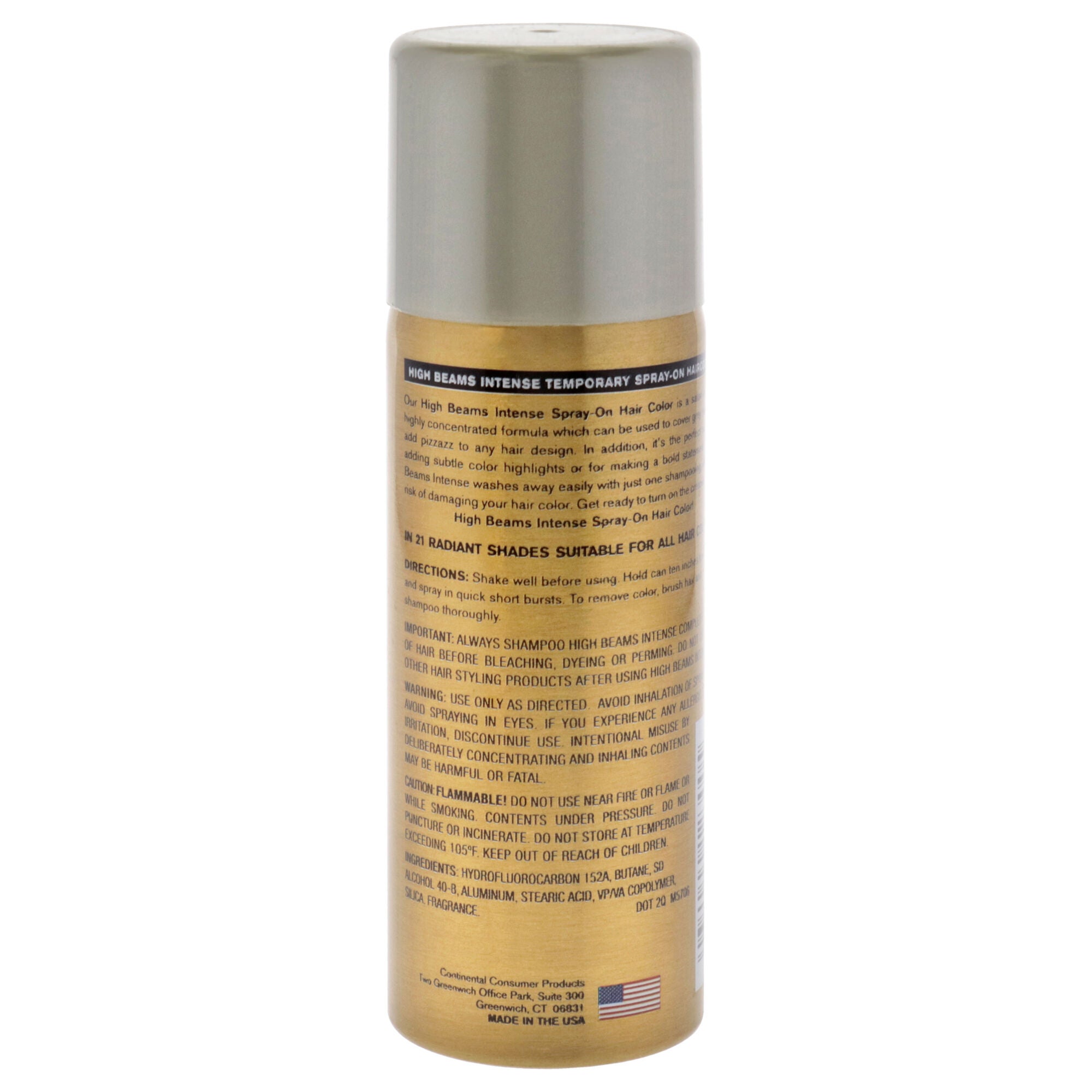 High Beams Intense Temporary Spray - 60 Silver by Salon Grafix for Unisex - 2.7 oz Hair Color, See Description, alternate image number 2