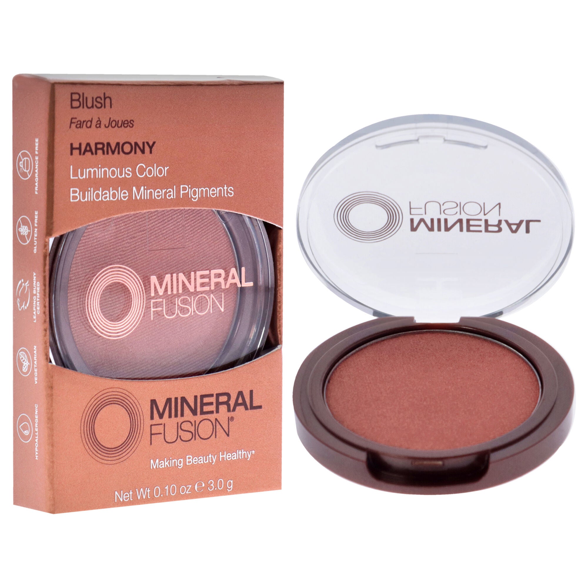 Blush - Harmony by Mineral Fusion for Unisex - 0.10 oz Blush, See Description, alternate image number 2