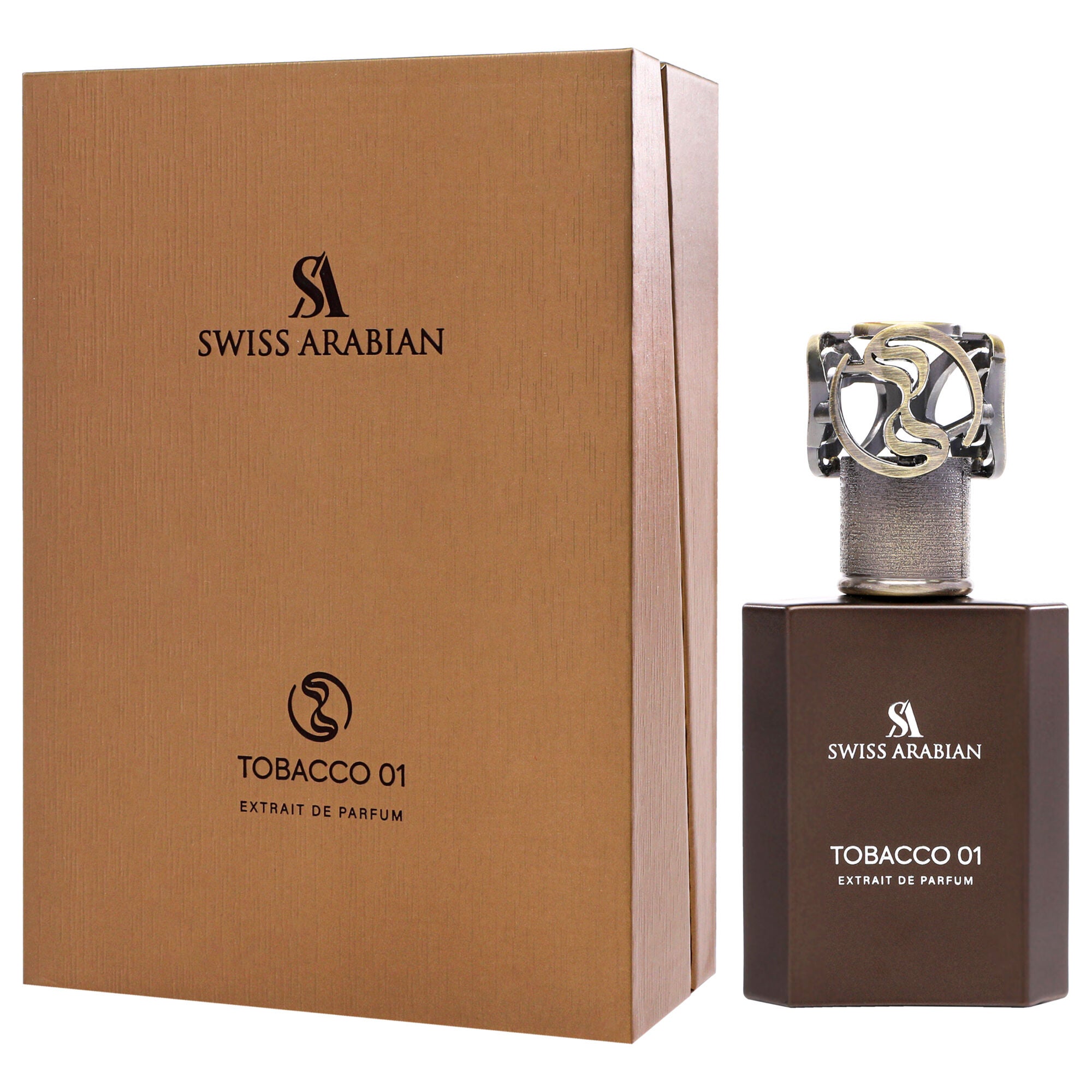 tobacco 01 by swiss arabian for Unisex - 1.7 oz Extrait De Parfum Spray pink pepper Swiss Arabian Tobacco 01 U