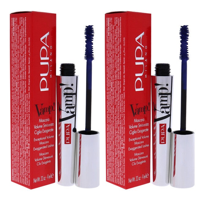 Vamp! Mascara - 300 Deep Night by Pupa Milano for Women - 0.32 oz Mascara - Pack of 2, NA, alternate image number null