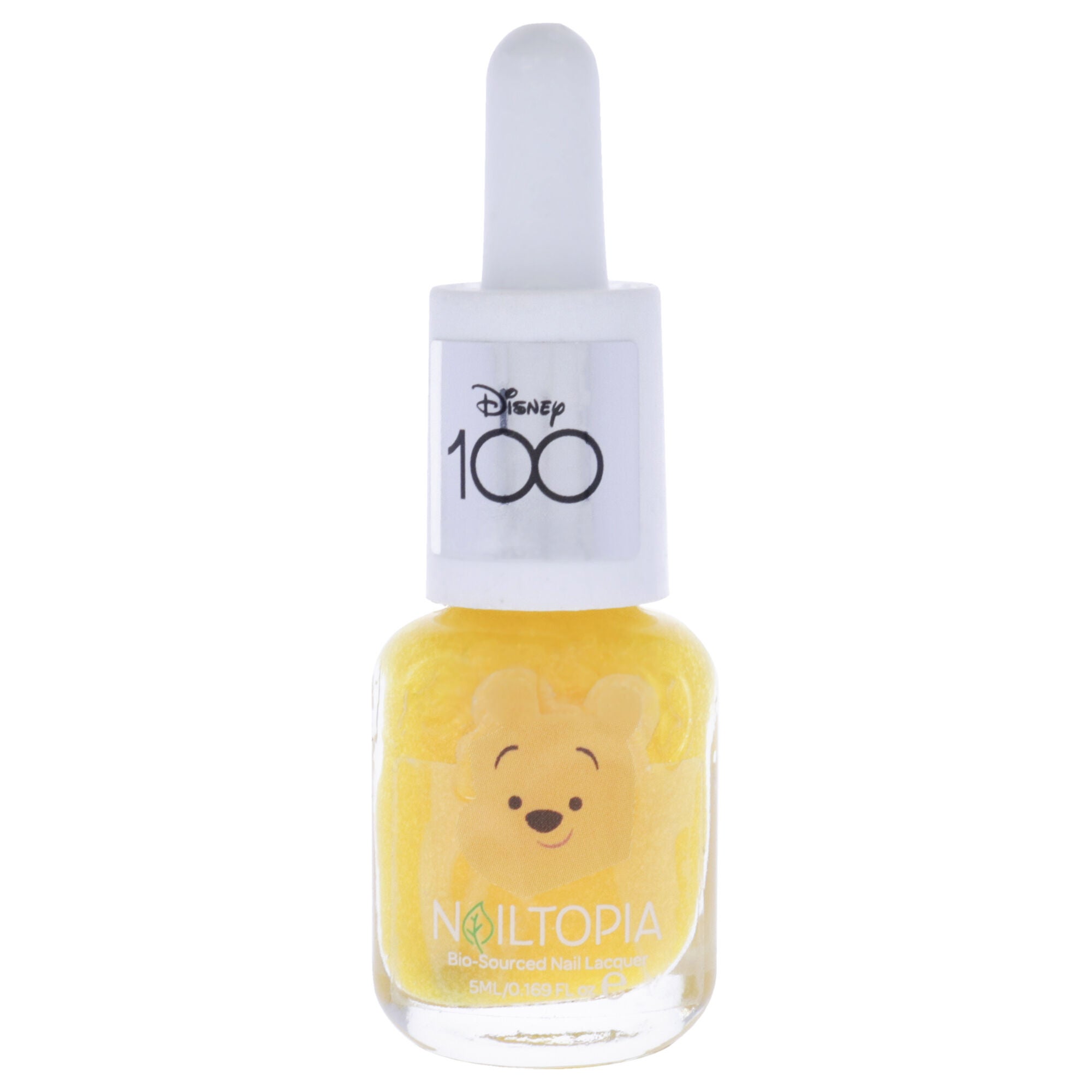 Bio-Sourced Chip Free Nail Lacquer Disney Collection Winnie The Pooh - Yellow Glitter by Nailtopia for Women - 0.169 oz Nail Polish, See Description, hi-res image number 0