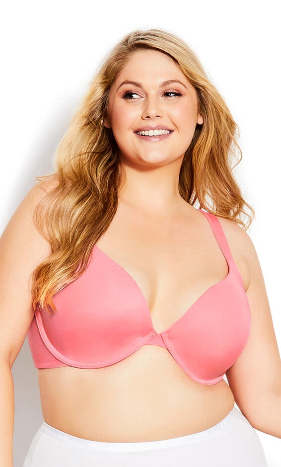 Fashion Plunge Bra - coral, Orange, hi-res image number null