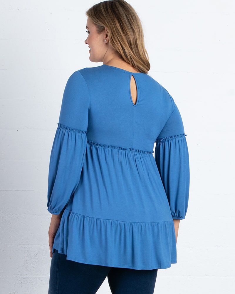 Haven Tiered Top, Moonlight Blue, alternate image number 1