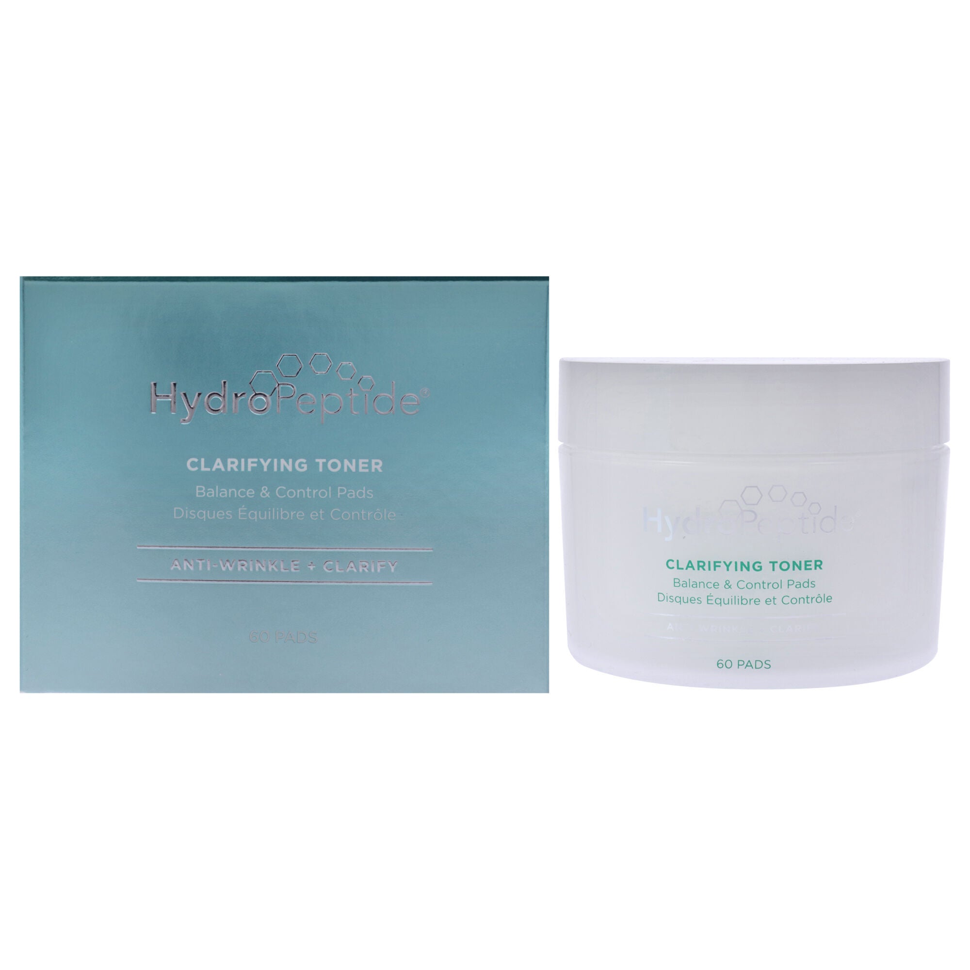 Clarifying Toner Balance and Control Pads by Hydropeptide for Unisex - 60 Pc Pads, , alternate image number 4