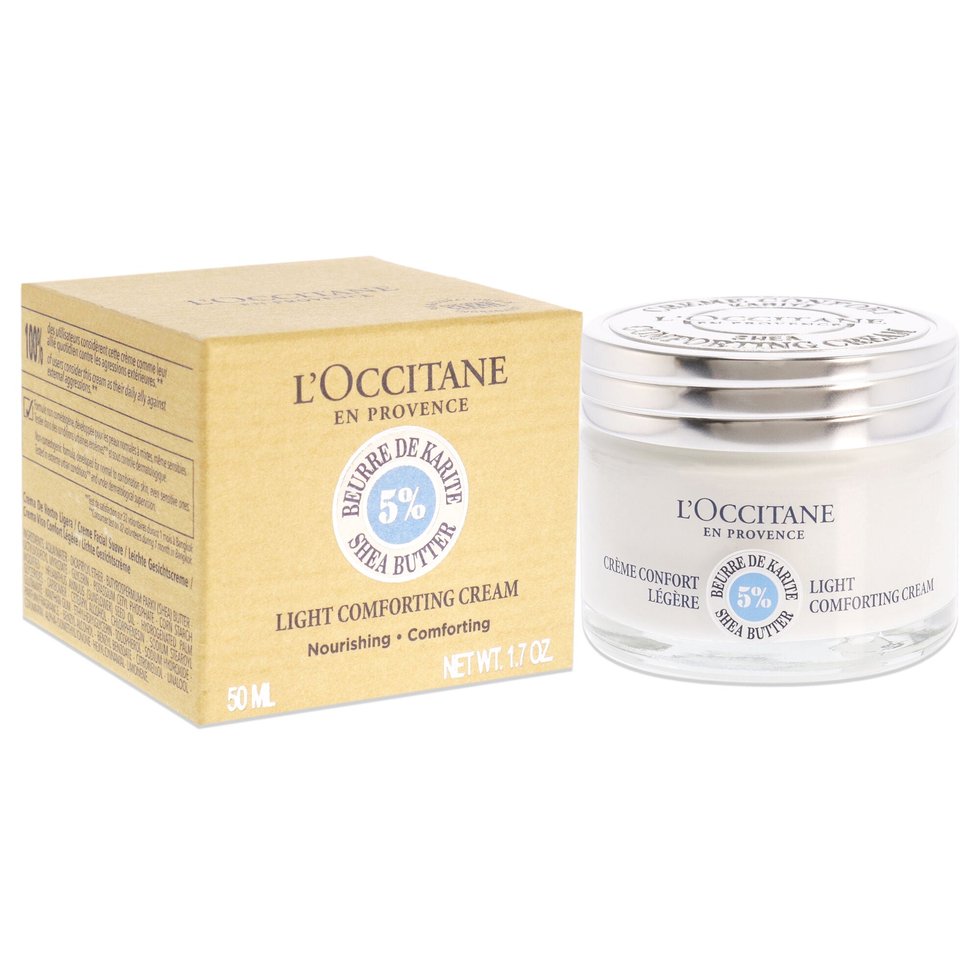 Shea Butter Light Comforting Cream by LOccitane for Unisex - 1.7 oz Cream, See Description, alternate image number 2