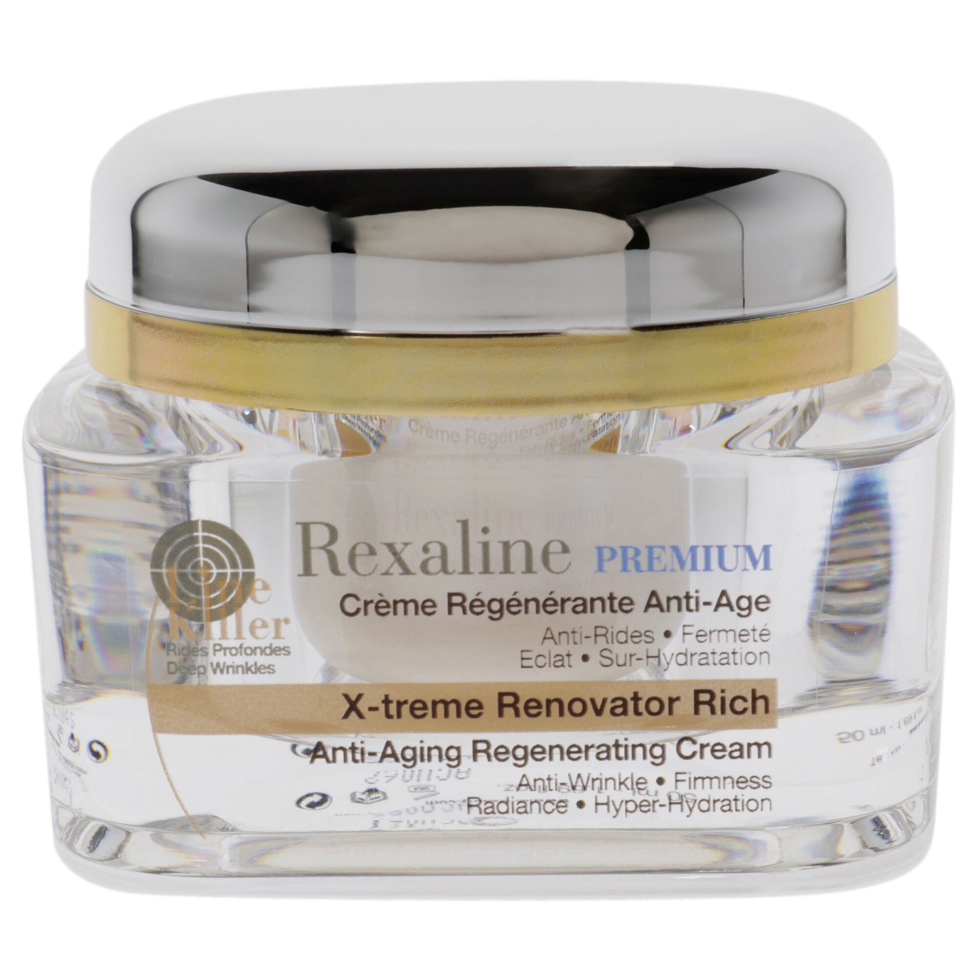 Line Killer X-Treme Renovator Rich Anti-Aging Regenerating Cream by Rexaline for Unisex - 1.69 oz Cream, , alternate image number 5
