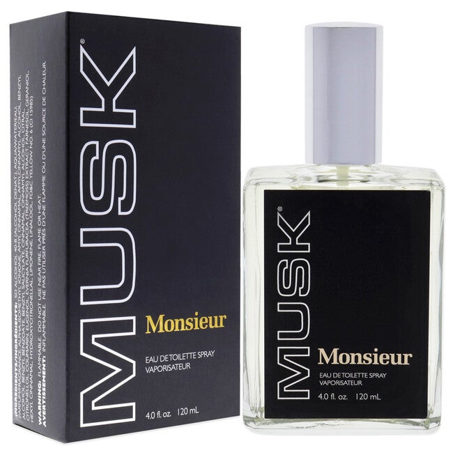 Monsieur Musk by Dana for Men - 4 oz EDT Spray, , alternate image number null