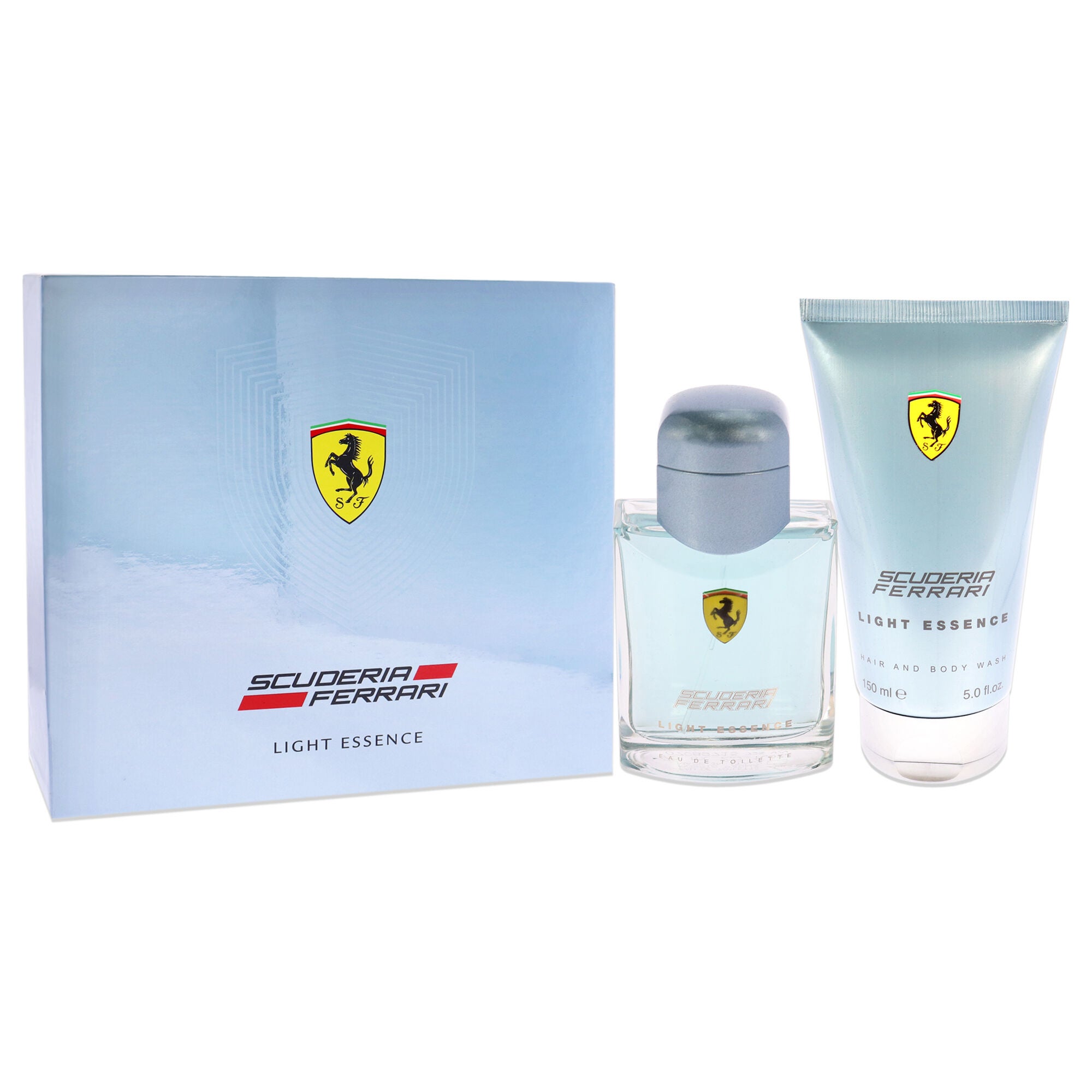 Ferrari Light Essence by Ferrari for Men - 2 Pc Gift Set 2.5oz EDT Spray, 5oz Hair and Body Wash, See Description, alternate image number 2