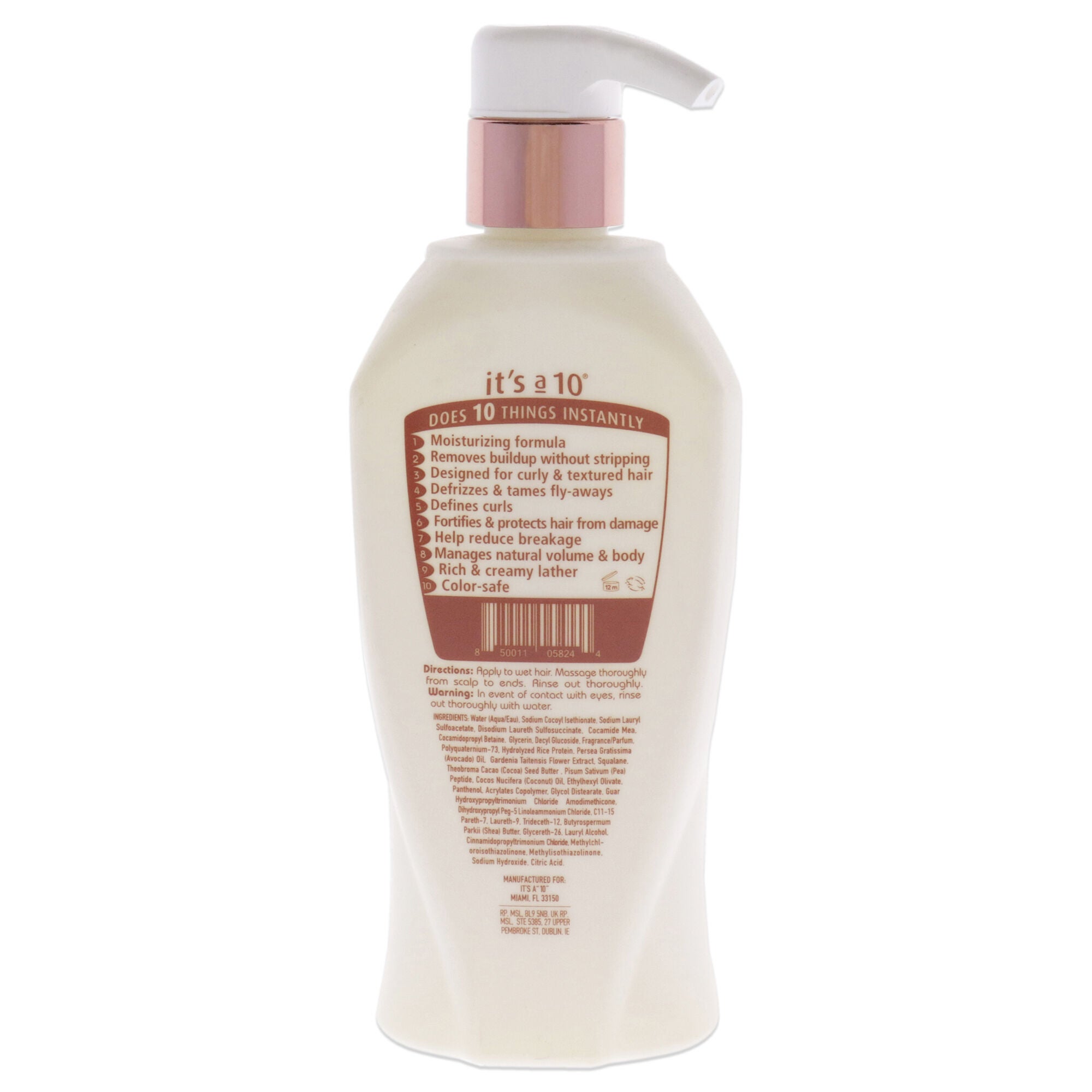 Coily Miracle Hydrating Shampoo by Its A 10 for Unisex - 10 oz Shampoo, , alternate image number 3