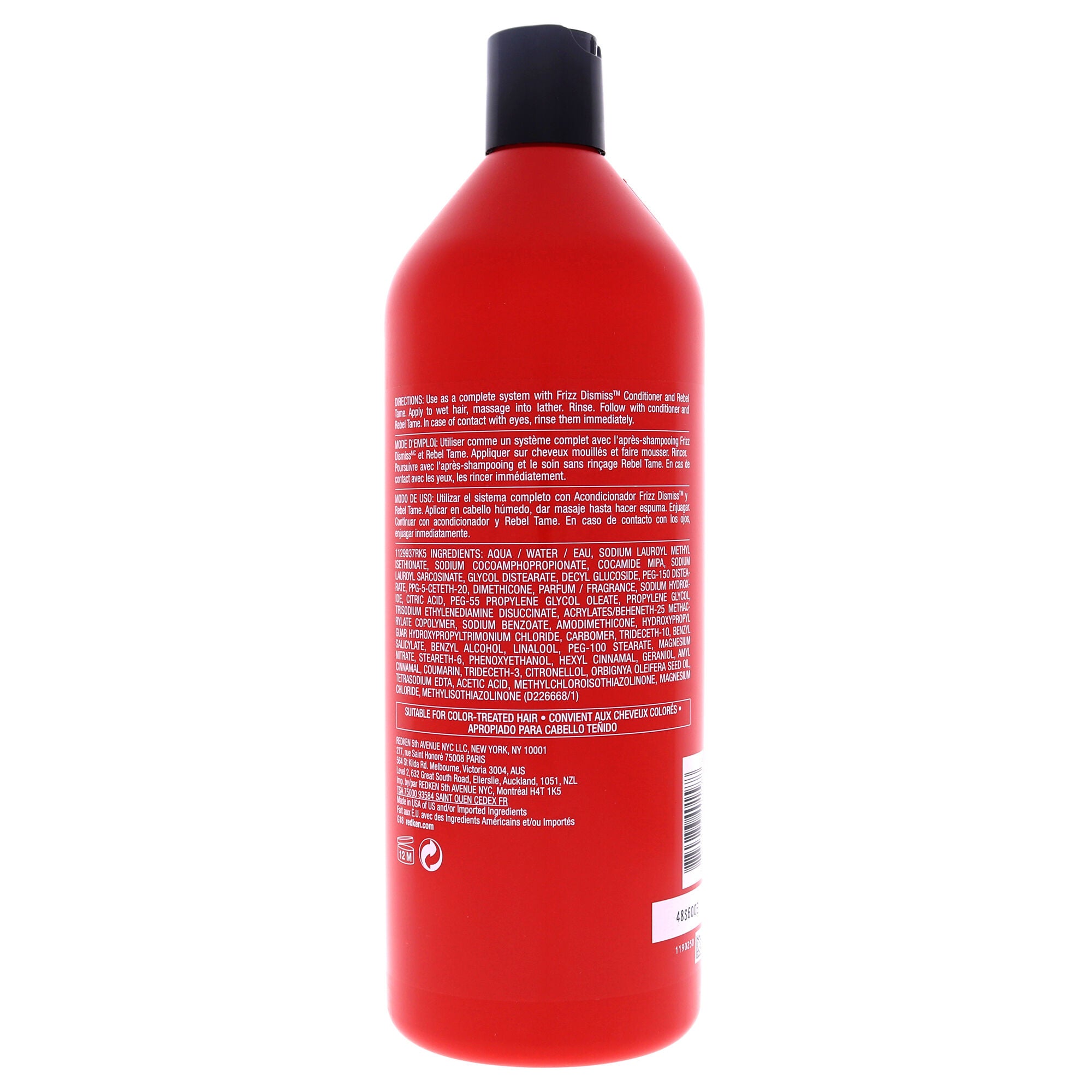 Frizz Dismiss Shampoo by Redken for Unisex - 33.8 oz Shampoo, See Description, alternate image number 1