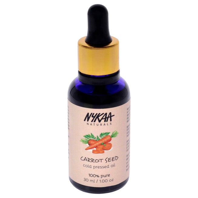 100 Percent Pure Cold Pressed Oil - Carrot Seed by Nykaa Naturals for Women - 1 oz Oil, NA, alternate image number null