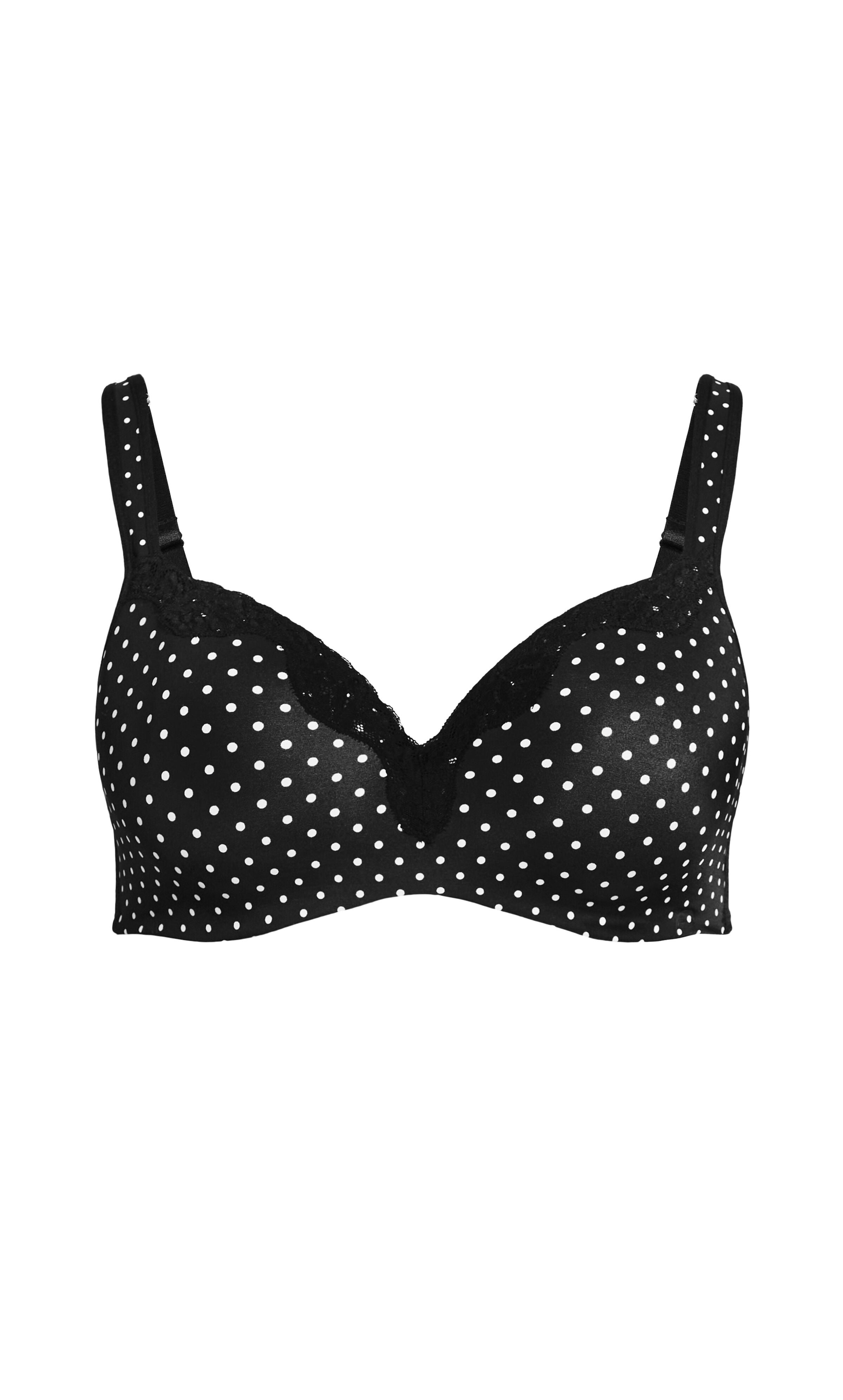 Basic Balconette Bra - black spot, , alternate image number 2