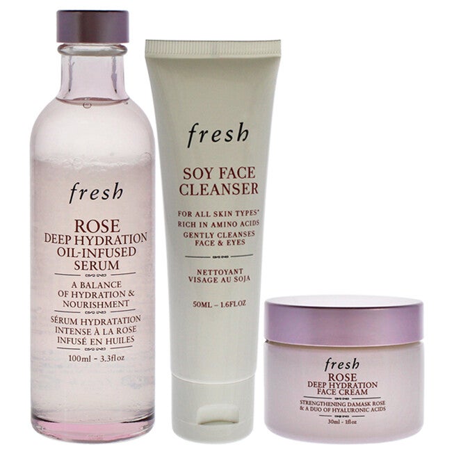 Three Step Hydration Heroes Kit by Fresh for Women - 3 Pc Set, See Description, alternate image number 4
