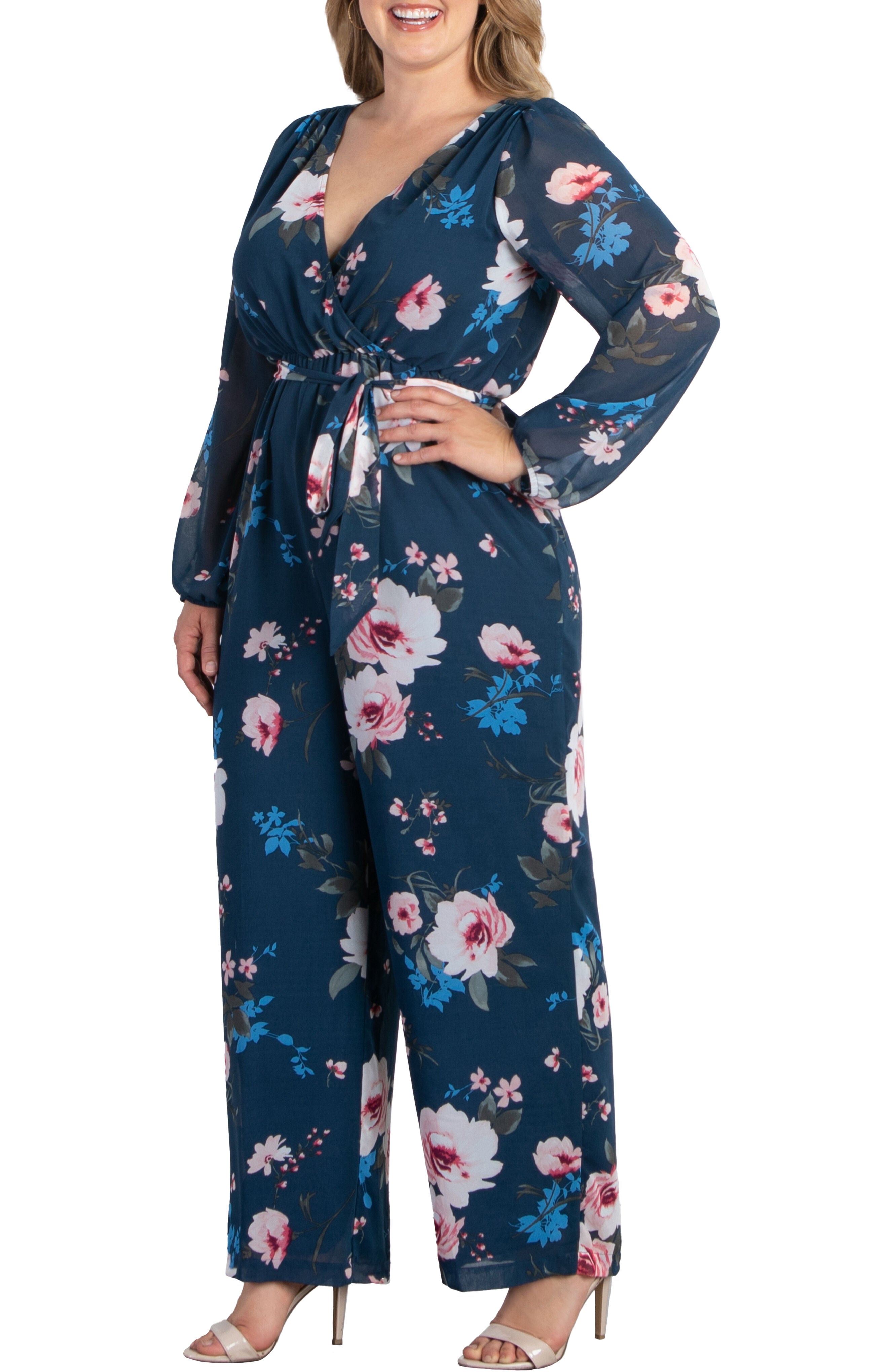 Celina Chiffon Jumpsuit, , alternate image number 7