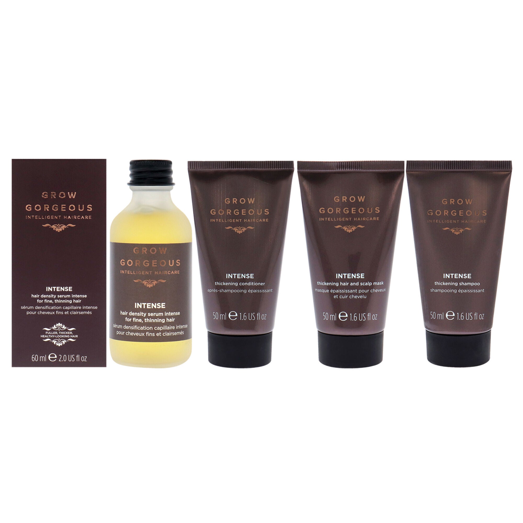 Intense Discovery Kit by Grow Gorgeous for Unisex - 4 Pc Gift Set, See Description, alternate image number 3