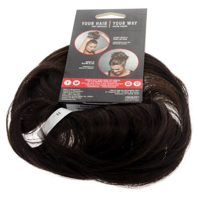 Highlight Wrap - R6 Dark Chocolate by Hairdo for Women - 1 Pc Hair Wrap, See Description, alternate image number 1