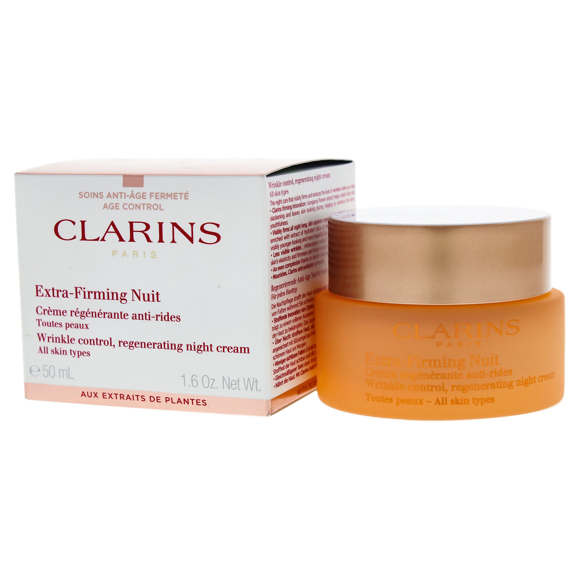 Extra Firming Night Cream - all Skin Types by Clarins for Unisex - 1.7 oz Cream, , alternate image number 6