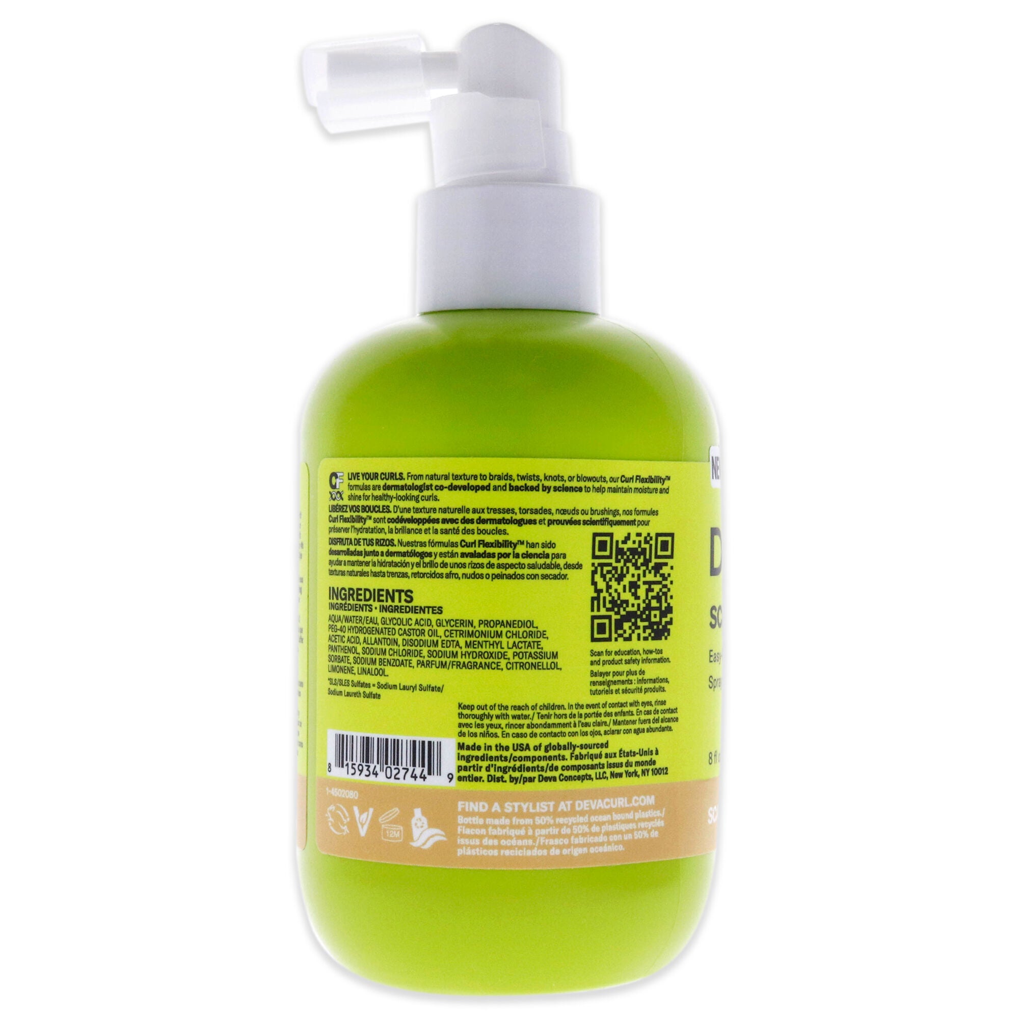 Scalp Puriphy Spray by DevaCurl for Unisex - 8 oz Hair Spray, See Description, alternate image number 1