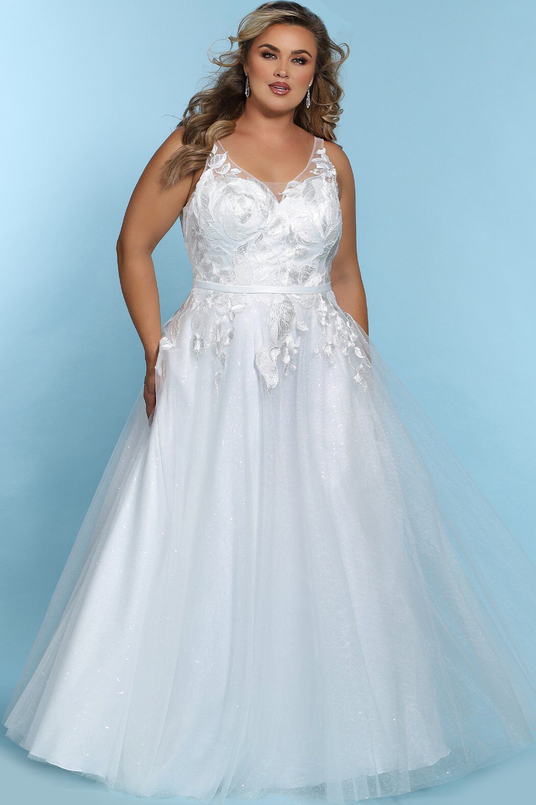 Woman within wedding dresses hot sale