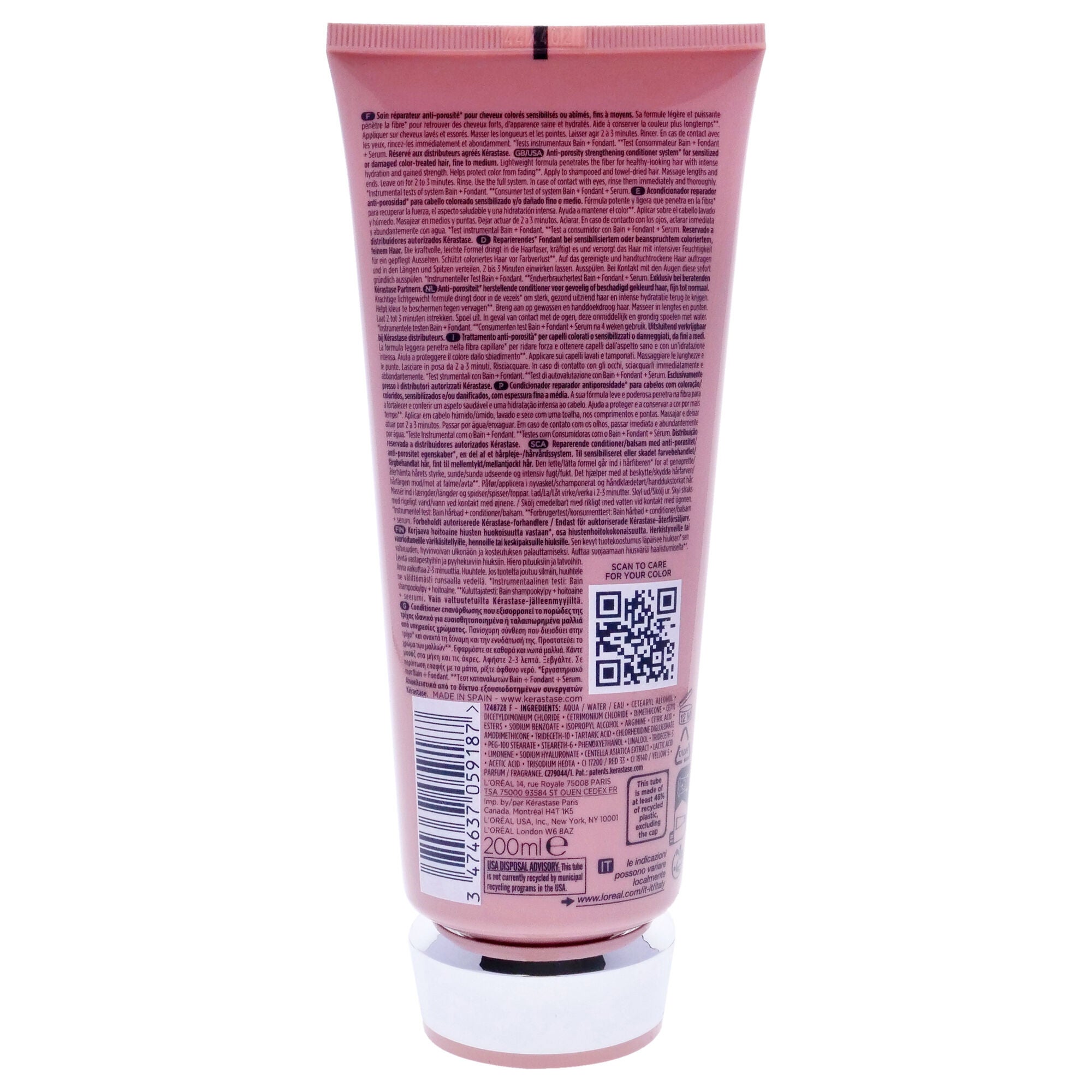 Chroma Absolu Fondant Cica Chroma Conditioner by Kerastase for Unisex - 6.8 oz Conditioner, , alternate image number 4