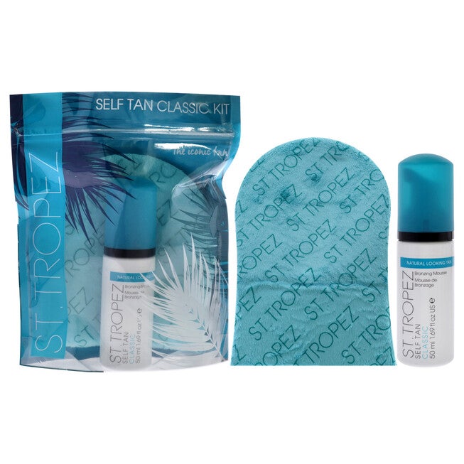 Self Tan Classic Kit by St. Tropez for Unisex - 2 Pc 1.69oz Bronzing Mousse, Velvet Mitt, , alternate image number 3