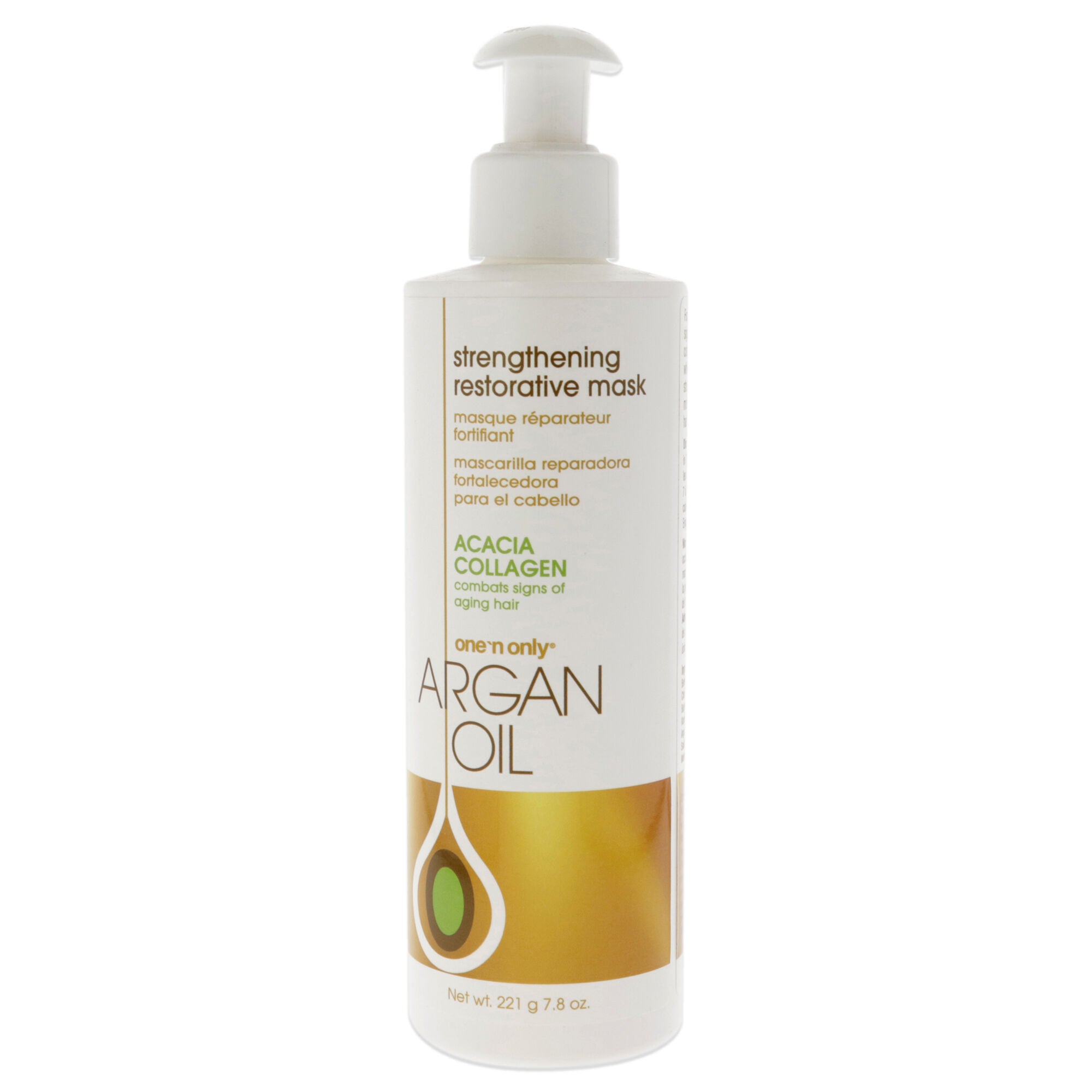 Argan Oil Strengthening Restorative Mask by One n Only for Unisex - 7.8 oz Masque, See Description, hi-res image number 0