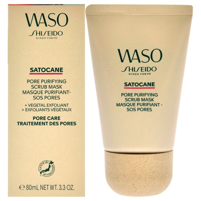 Waso Satocane Pore Purifying Scrub Mask by Shiseido for Women - 3.3 oz Mask, NA, hi-res image number null