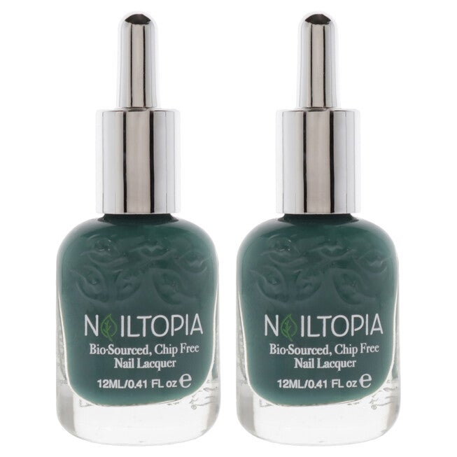 Bio-Sourced Chip Free Nail Lacquer - Seas the Day by Nailtopia for Women - 0.41 oz Nail Polish - Pack of 2, NA, hi-res image number null