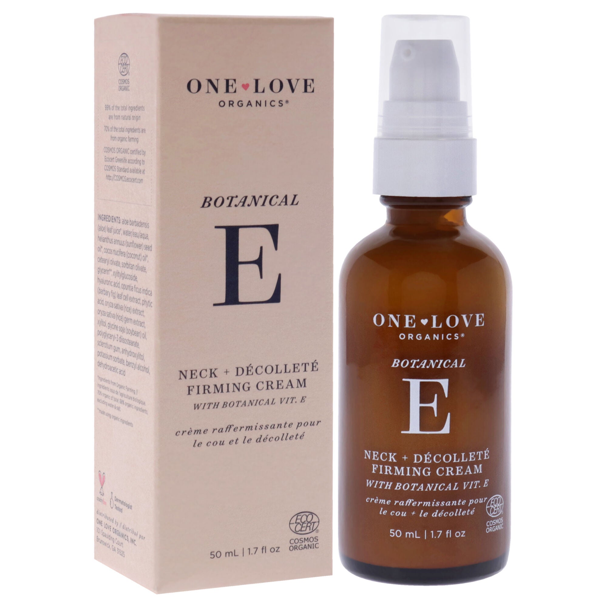 One Love Organics Botanical E Neck Plus Decollete Firming Cream by One Love Organics for Women - 1.7 oz Cream, , alternate image number 7