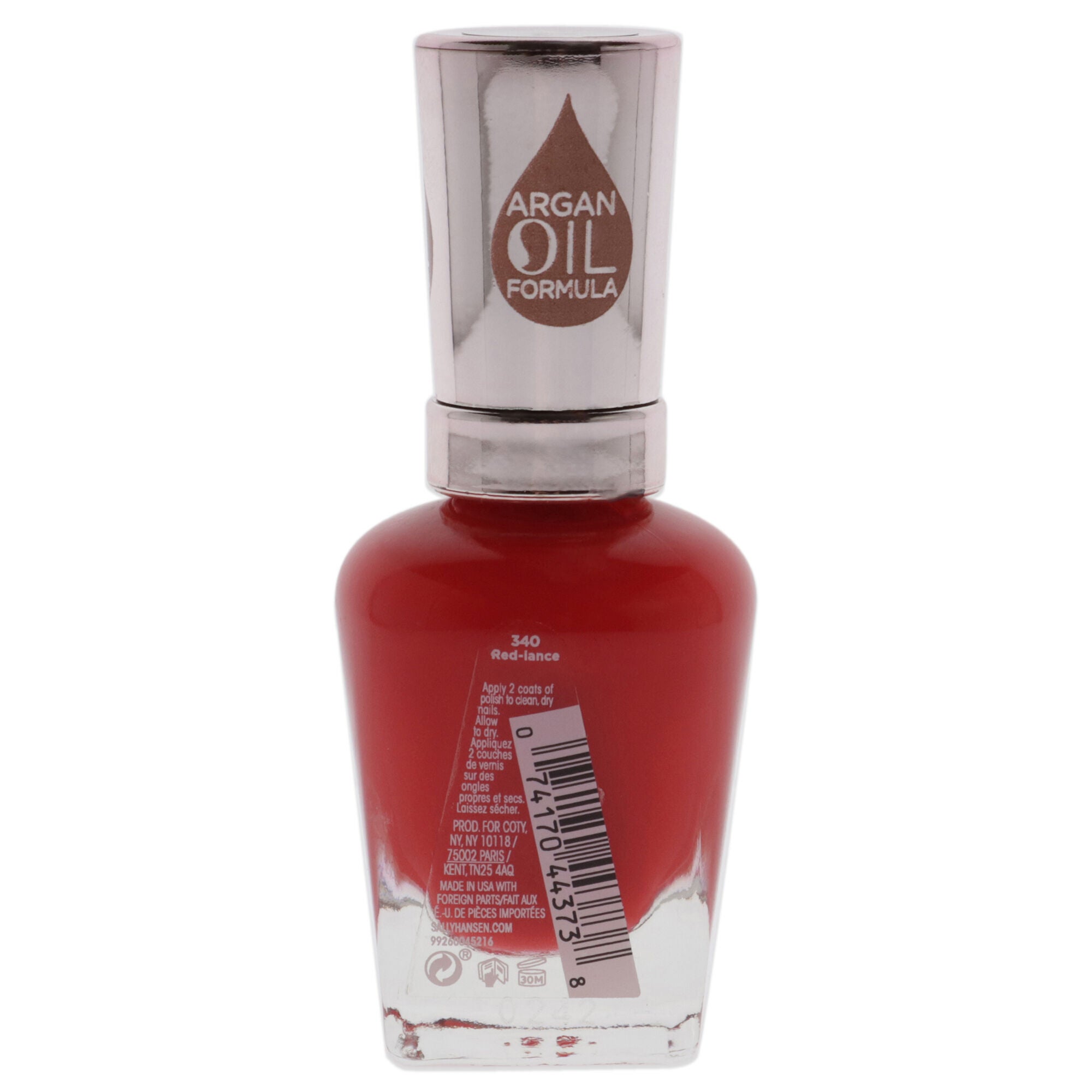 Color Therapy Nail Polish - 340 Red-Iance by Sally Hansen for Women - 0.5 oz Nail Polish, See Description, alternate image number 2
